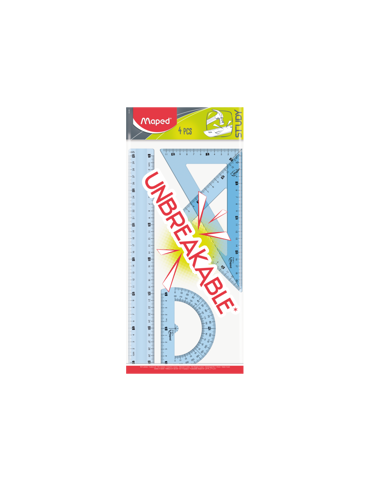 ΓΕΩΜΕΤΡΙΚΟ ΣΕΤ ΟΡΓΑΝΩΝ MAPED UNBREAKABLE 30 CM 4 TEM