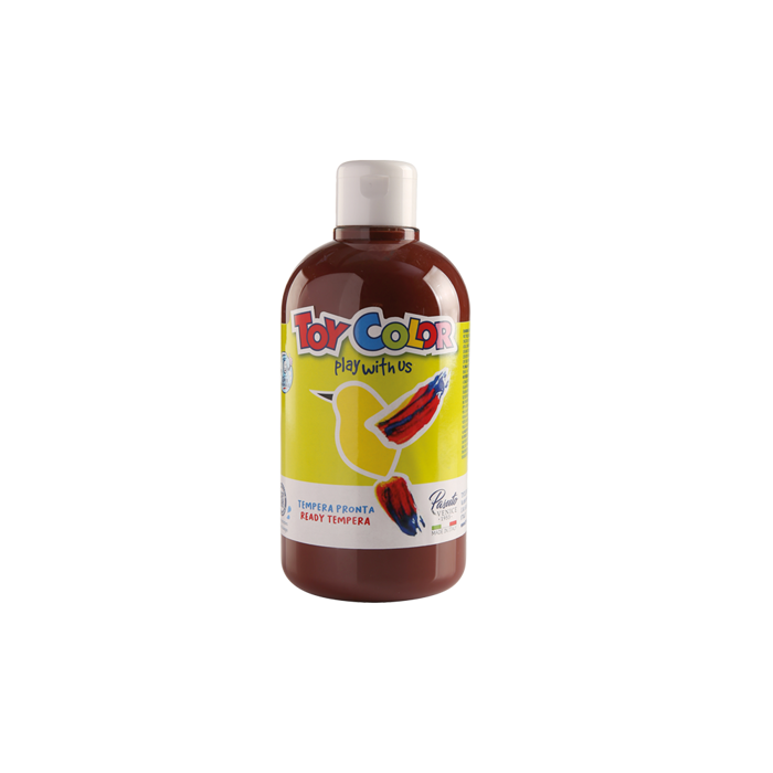 TOY COLOR TEMPERA 500ml S/WASH. B.SIENNA