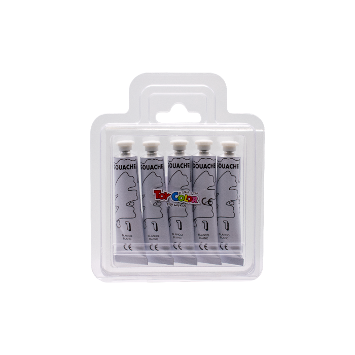 TOY COLOR TEMPERA 12ml WHITE