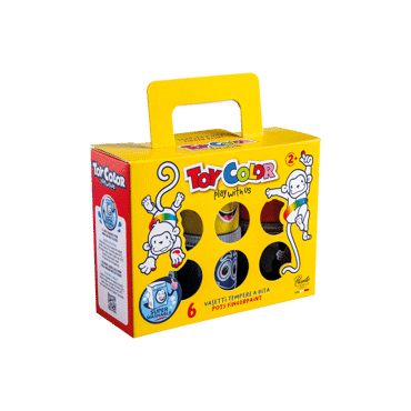 TOY COLOR ΔΑΚΤΥΛΟΜΠΟΓΙΕΣ 80ml S/WASH. 6ΧΡ.