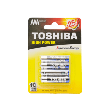 TOSHIBA ΜΠΑΤΑΡΙΕΣ LR 03 (AAA) ALKALΙΝΕ
