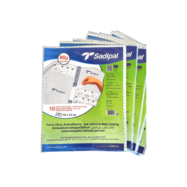 SADIPAL ΚΑΛΥΜΜΑΤΑ ΑΥΤ.ΒΙΒΛ.80μ.50x33εκ. ΔΙΑΦΑΝΑ 10Φ. (01127)