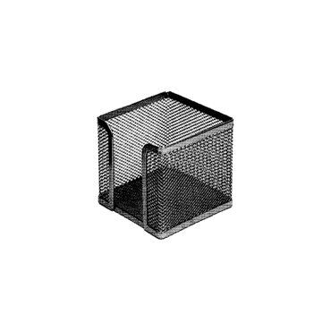 METRON ΚΥΒΟΣ ΚΕΝΟΣ ΜΕΤΑΛΛΙΚΟΣ 9.5x9.5x8cm ΜΑΥΡΟΣ