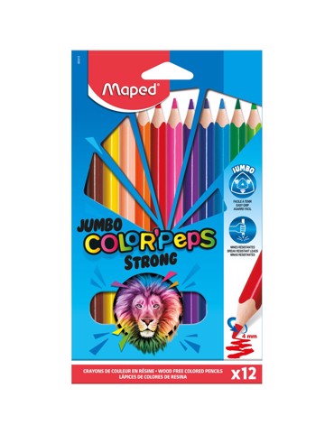 ΞΥΛΟΜΠΟΓΙΕΣ MAPED STRONG ΧΟΝΤΡΗ JUMBO 12 ΤΜΧ