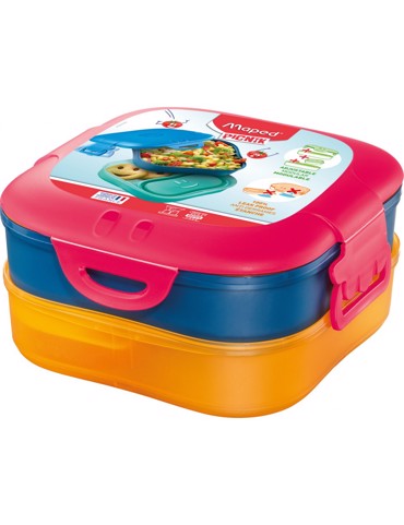 PICNIK ΦΑΓΗΤΟΔΟΧΕΙΟ MAPED CONCEPT 3 ΣΕ 1 ΚΟΚΚΙΝΟ