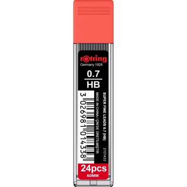 Μύτες Για Μηχανικό Μολύβι Rotring Super Fine 0.7mm HB