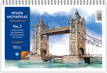 ΜΠΛΟΚ ΑΚΟΥΑΡΕΛΑΣ 20χ30 Νο 2