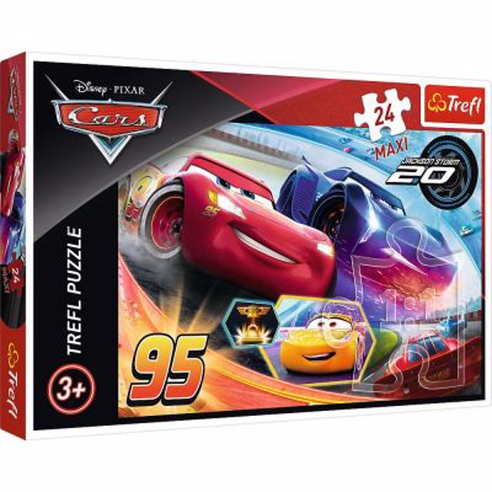 PAZL TREFL MAXI 24PCS CARS LET THE BEST DRIVER WIN