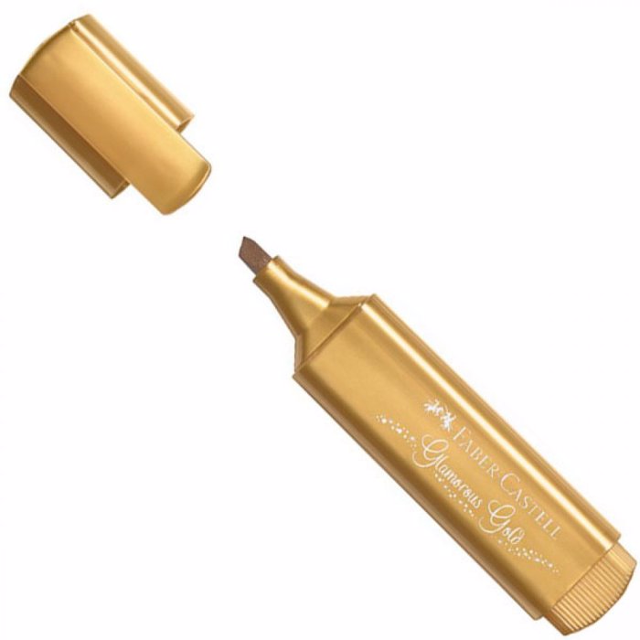 Markadoros upogammisis Faber Castell 1546 Metallic Xruso