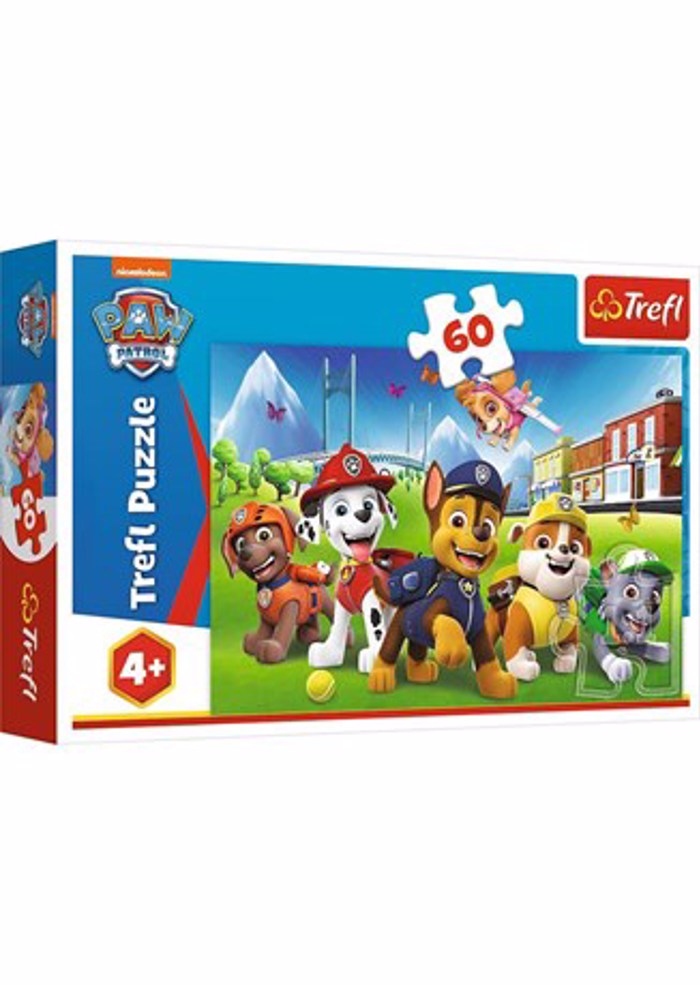 PAZL TRFL 60PCS PAW PATROL ON THE GRASS