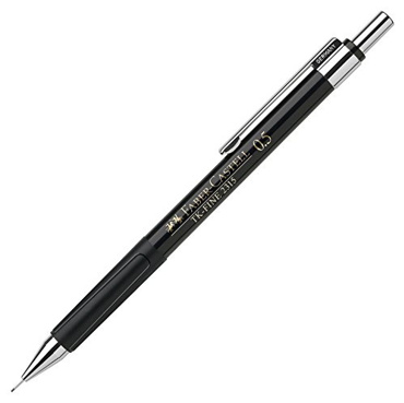 Μηχανικό μολύβι FABER TK-FINE 2315 ΜΑΥΡΟ