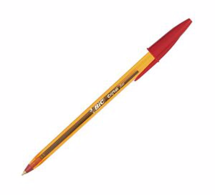 Stulo BIC Cristal Fine Kokkino