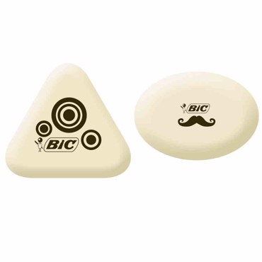 Γόμα Bic mini fun λευκή