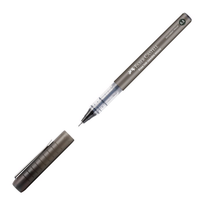 Stulo ugis Melanis 0.5mm Faber Castell Mavro