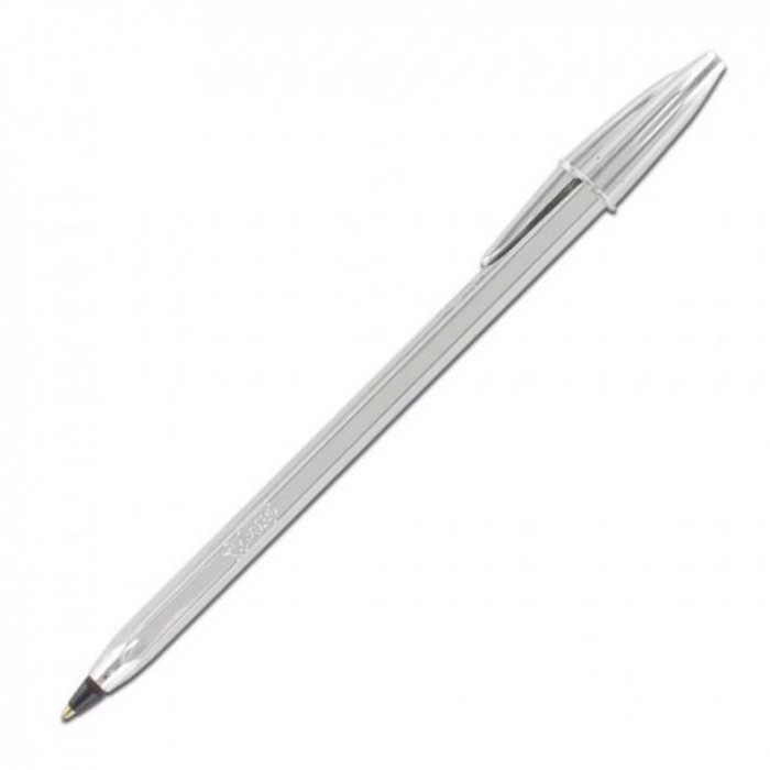 Stulo BIC Cristal Celebrate Silver Mavro