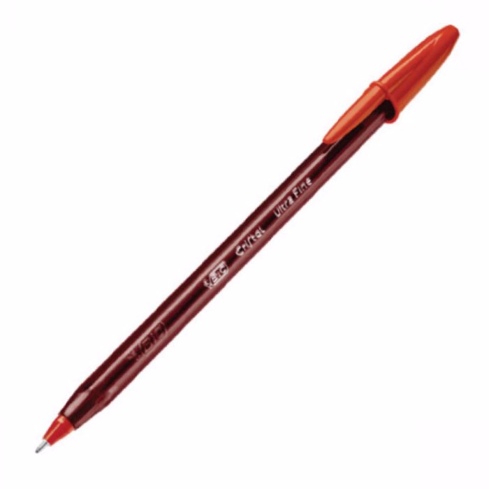 Stulo BIC Cristal Exact Ultra Fine Kokkino