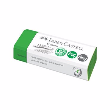 Γόμα Faber Castel Οικολογική ECO PVC Dust Free Πράσινη