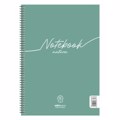 SPIRAL NOTEBOOK NATURA 17X25/60sel. 1th