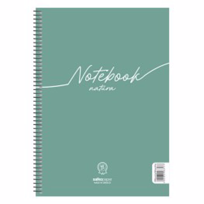 SPIRAL NOTEBOOK NATURA 17X25/60sel. 1th