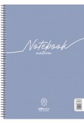 SPIRAL NOTEBOOK NATURA 17X25/180sel. 3th