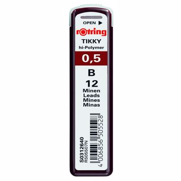 Μύτες Για Μηχανικό Μολύβι Rotring 0.5mm B