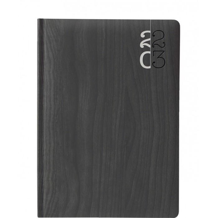 Imerologo Imerisio 2023 Woodline Flat Anthraki 17X24