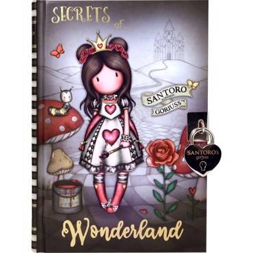 Santoro Gorjuss Σημειωματάριο με Κλειδαριά “Finding My Way” 