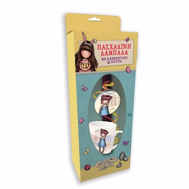 Πασχαλινή Λαμπάδα Santoro Greece 1 Με Κούπα Και Καθρεφτάκι