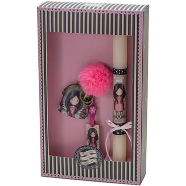 Πασχαλινή Λαμπάδα Santoro Gorjuss Little Wings (Κερί Με Μπρελόκ)