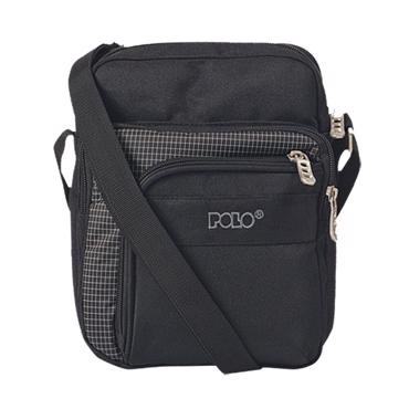 Polo Τσαντάκι Ώμου Strike Small Μαύρο-Καρό