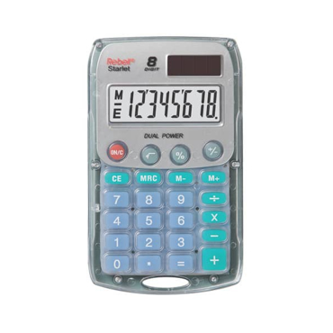 Αριθμομηχανή τσέπης Rebell Starlet - Γαλάζιο