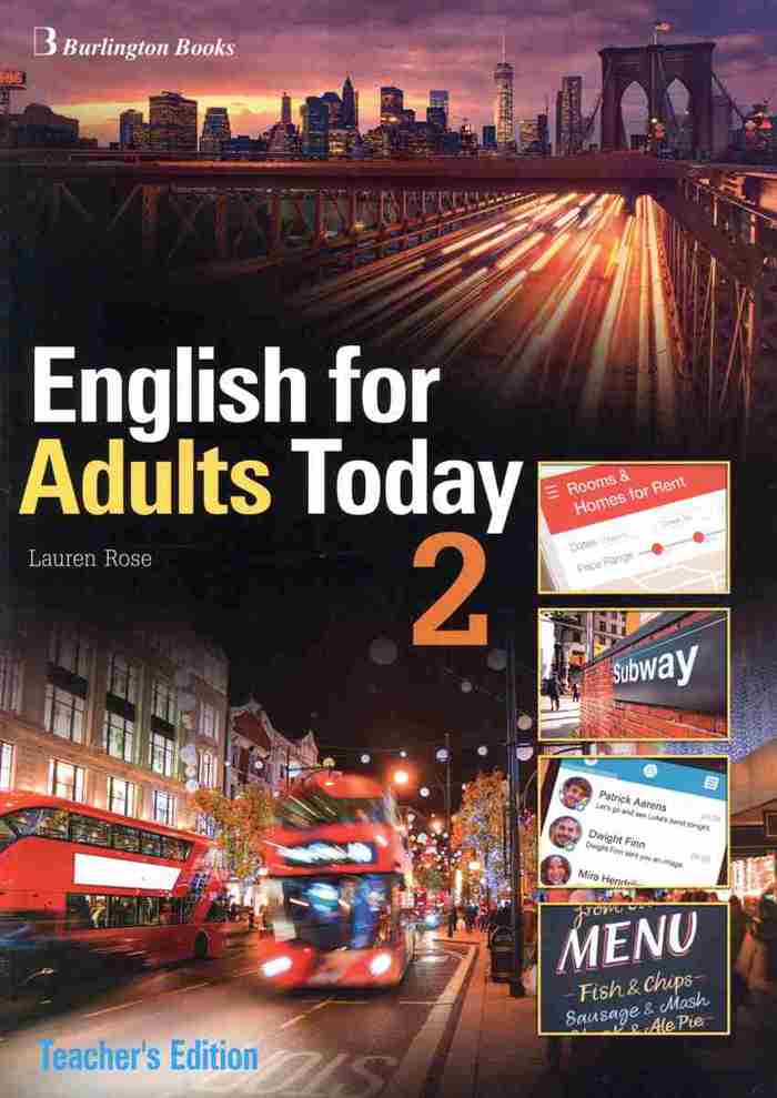 BURLINGTON ENGLISH FOR ADULTS TODAY 2 TCHR'S