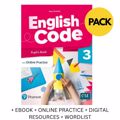 ENGLISH CODE 3 SB PACK (+ EBOOK + ONLINE PRACTICE + DIGITAL RESOURCES + WORDLIST)
