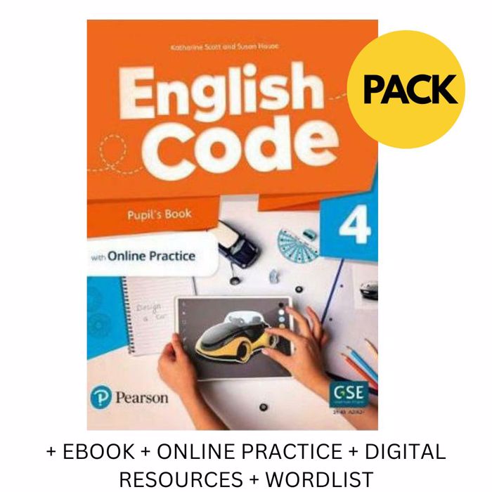 ENGLISH CODE 4 SB PACK (+ EBOOK + ONLINE PRACTICE + DIGITAL RESOURCES + WORDLIST)