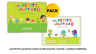 LES PETITS LOUSTICS 2 PACK (CAHIER + CADEAU SURPRISE)